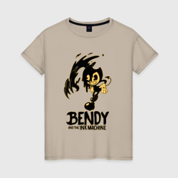 Женская футболка хлопок Bendy and the ink machine 21