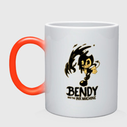 Кружка хамелеон Bendy and the ink machine 21