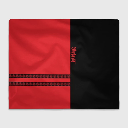 Плед 3D с принтом Slipknot, вид спереди #2