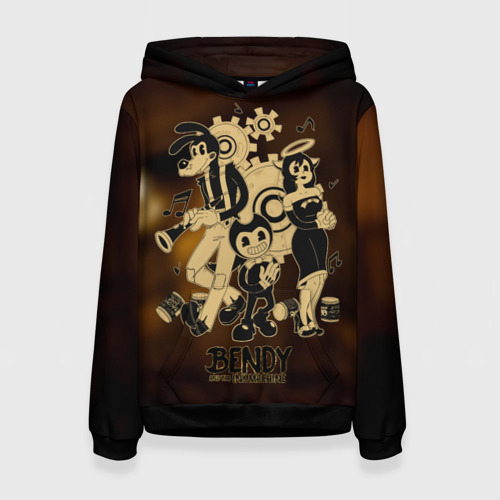 Женская толстовка 3D Bendy and the ink machine (16) Фото 01 Женская толстовка 3D Bendy and the ink machine (16) Фото 01
