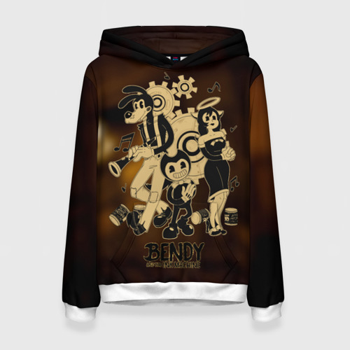 Женская толстовка 3D Bendy and the ink machine (16) Фото 01 Женская толстовка 3D Bendy and the ink machine (16) Фото 01