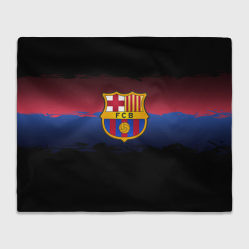 Плед 3D Barcelona FC, цвет 3D (велсофт)