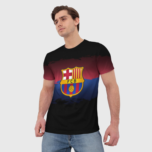 Мужская футболка 3D Barcelona FC - фото 3