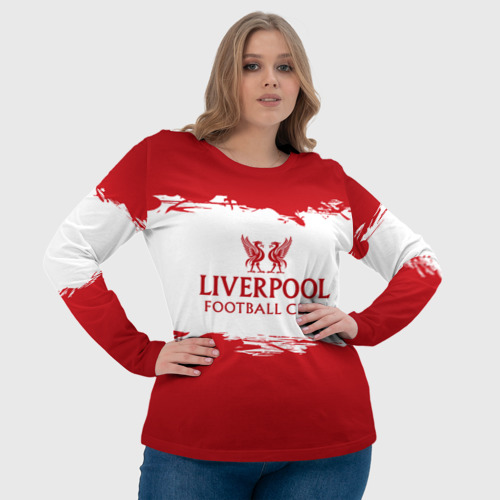 Женский лонгслив 3D Liverpool FC - фото 6