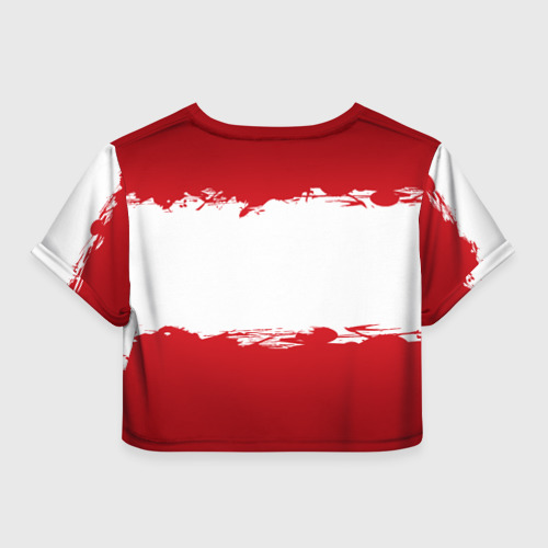 Женская футболка Crop-top 3D Liverpool FC, цвет 3D печать - фото 2