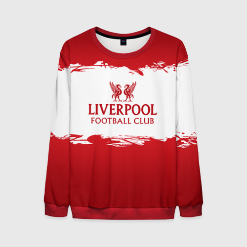 Мужской свитшот 3D Liverpool FC, цвет красный