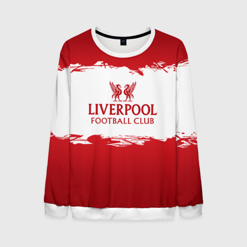 Мужской свитшот 3D Liverpool FC, цвет белый