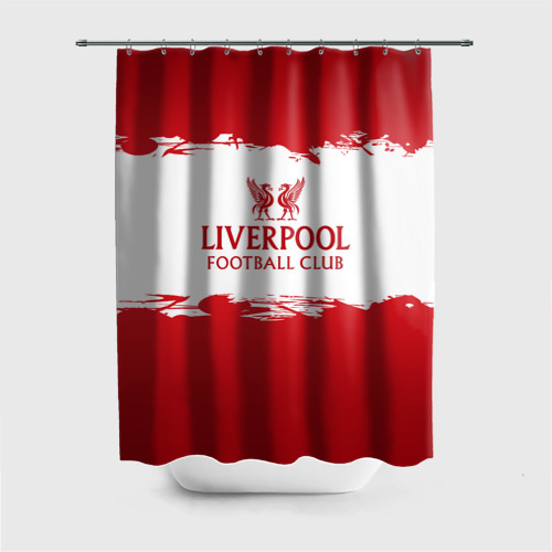 Штора 3D для ванной Liverpool FC