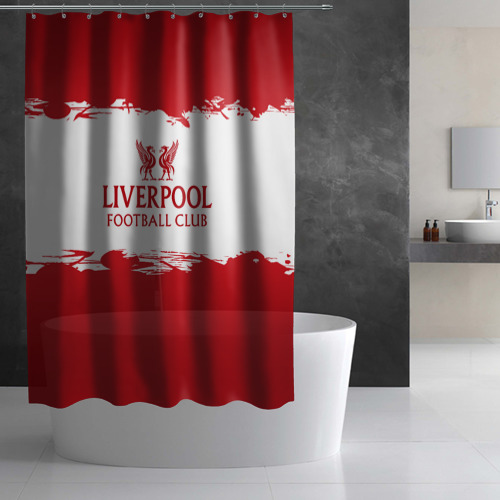 Штора 3D для ванной Liverpool FC - фото 3