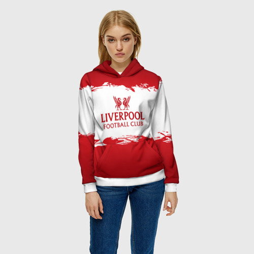 Женская толстовка 3D Liverpool FC, цвет 3D печать - фото 3