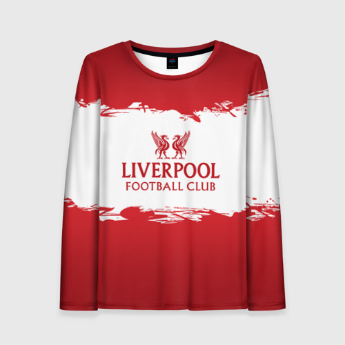 Женский лонгслив 3D Liverpool FC, цвет 3D печать