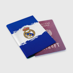Обложка для паспорта матовая кожа Real Madrid FC - фото 2