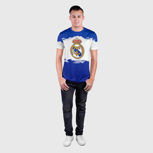 Мужская футболка 3D Slim Real Madrid FC, цвет 3D печать - фото 4