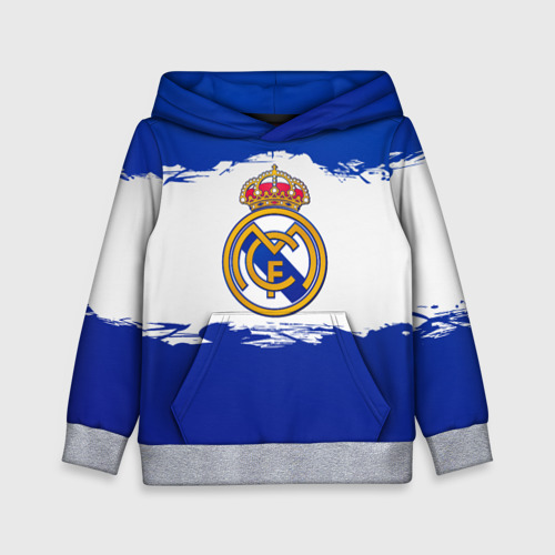 Детская толстовка 3D Real Madrid FC, цвет меланж