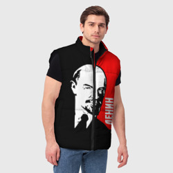 Мужской жилет утепленный 3D Ленин - фото 2