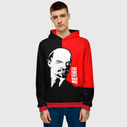 Мужская толстовка 3D Ленин - фото 2