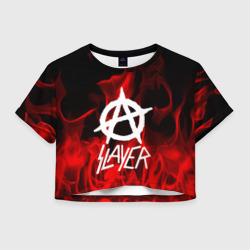 Женская футболка Crop-top 3D Slayer