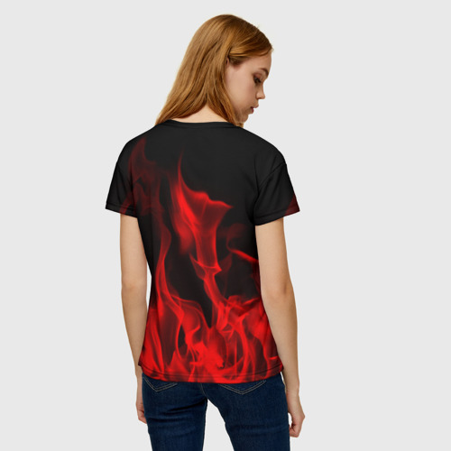 Женская футболка 3D Slayer, цвет 3D печать - фото 4