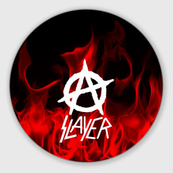 Круглый коврик для мышки Slayer