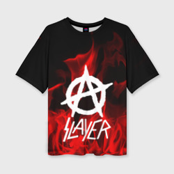 Женская футболка oversize 3D Slayer