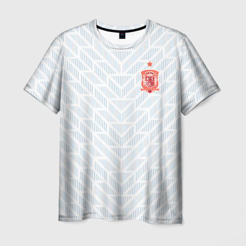 Мужская футболка 3D Сборная Испании - гостевая форма - ЧМ 2018