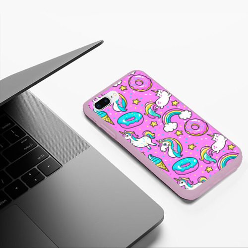 Чехол для iPhone 7Plus/8 Plus матовый Котики и Единороги Фото 01 Чехол для iPhone 7Plus/8 Plus матовый Котики и Единороги Фото 01