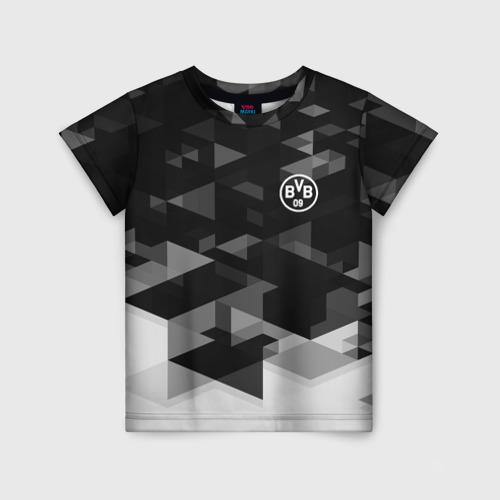 Детская футболка 3D Borussia Geometry Sport, цвет 3D печать