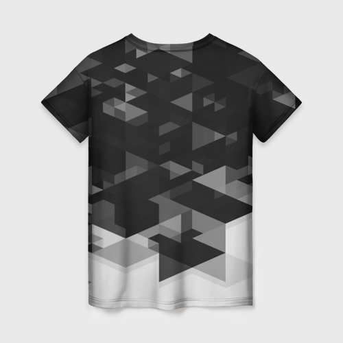 Женская футболка 3D Borussia Geometry Sport, цвет 3D печать - фото 2