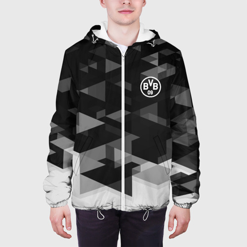 Мужская куртка 3D Borussia Geometry Sport, цвет 3D печать - фото 4