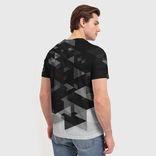 Мужская футболка 3D Arsenal Geometry Sport, цвет 3D печать - фото 4