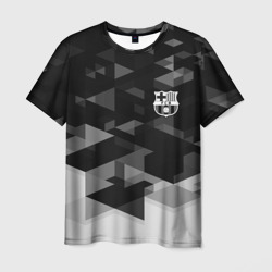 Мужская футболка 3D Barcelona Geometry Sport