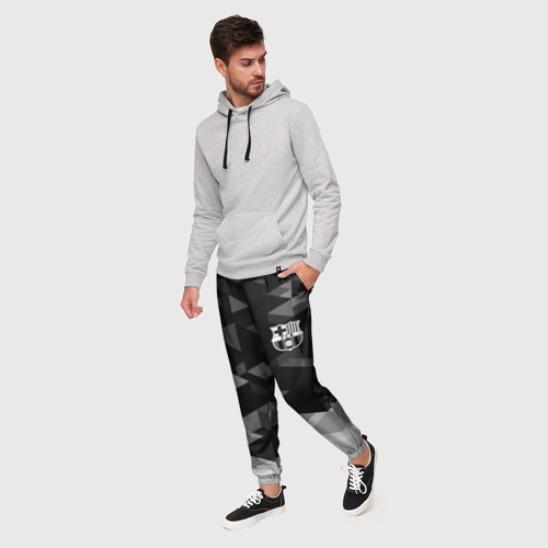 Мужские брюки 3D Barcelona Geometry Sport, цвет 3D печать - фото 3