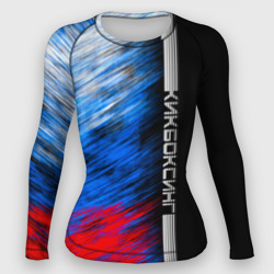 Женский рашгард 3D Кикбоксинг