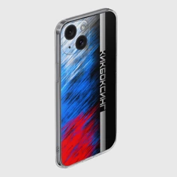 Чехол для iPhone 15 силиконовый с защитой камеры Кикбоксинг - фото 2