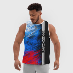 Мужская спортивная майка 3D Кикбоксинг - фото 2