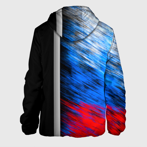 Мужская куртка 3D с принтом Кикбоксинг, вид сзади #1