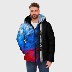 Мужская зимняя куртка 3D Кикбоксинг - фото 2