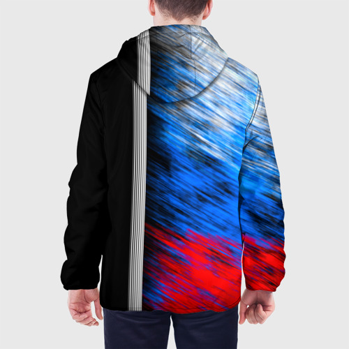 Мужская куртка 3D с принтом Кикбоксинг, вид сзади #2