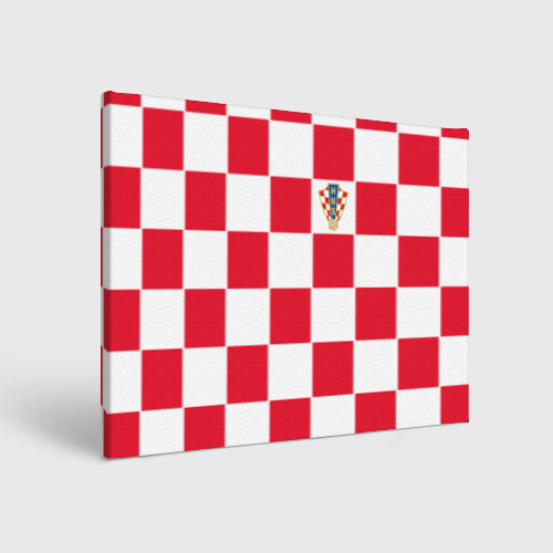 Холст прямоугольный Хорватия домашняя форма 2018, цвет 3D печать