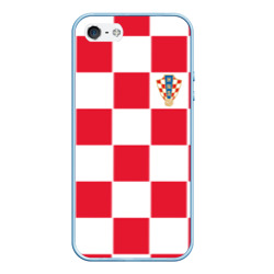 Чехол для iPhone 5/5S матовый Хорватия домашняя форма 2018
