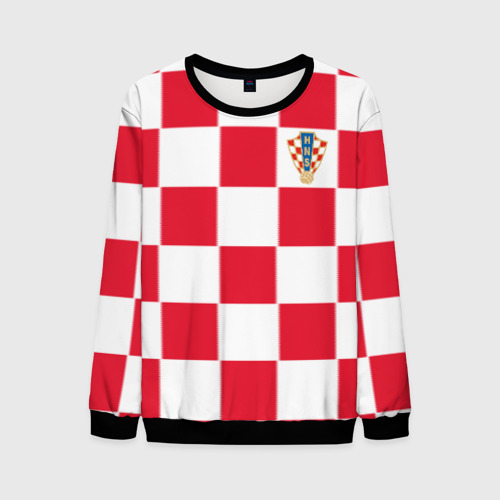 Мужской свитшот 3D Хорватия домашняя форма 2018, цвет черный