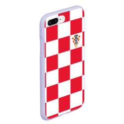 Чехол для iPhone 7Plus/8 Plus матовый Хорватия домашняя форма 2018 - фото 2