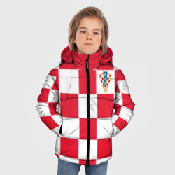 Зимняя куртка для мальчиков 3D Хорватия домашняя форма 2018 - фото 2