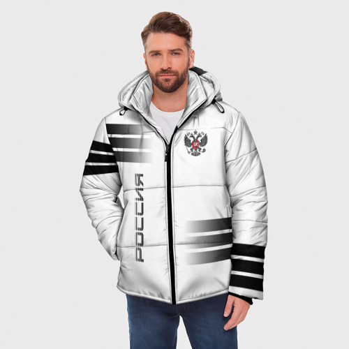 Мужская зимняя куртка 3D Россия, цвет черный - фото 3