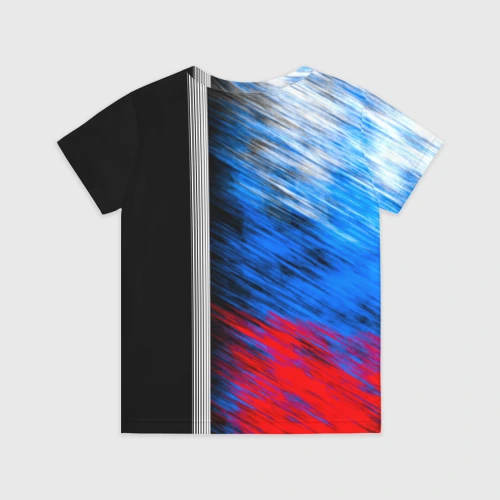 Детская футболка 3D с принтом Swimmer, вид сзади #1