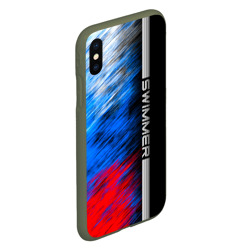 Чехол для iPhone XS Max матовый Swimmer - фото 2