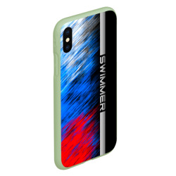 Чехол для iPhone XS Max матовый Swimmer - фото 2