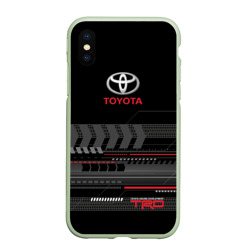 Чехол для iPhone XS Max матовый Toyota 1