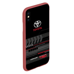 Чехол для iPhone XS Max матовый Toyota 1 - фото 2