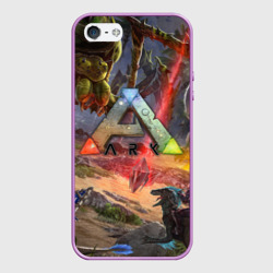 Чехол для iPhone 5/5S матовый Ark: Survival Evolved